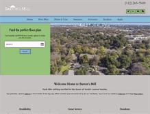 Tablet Screenshot of bartonsmill.com